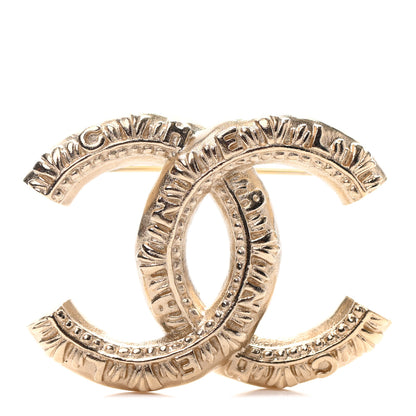 Chanel CC Logo Brooch Gold 1 of 3
