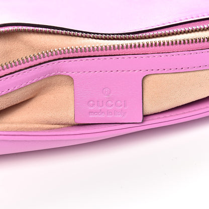 Gucci Calfskin Matelasse Medium GG Marmont Shoulder Bag Candy Mousse 6 of 11
