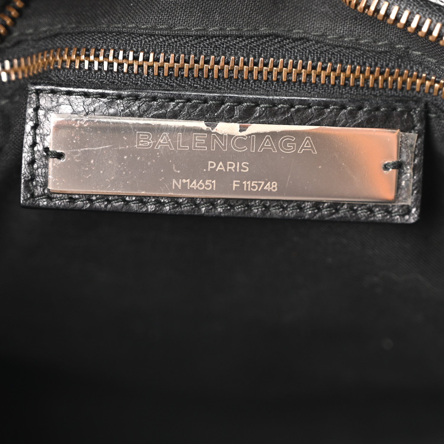 Balenciaga Agneau Classic Hardware City Black 7 of 11