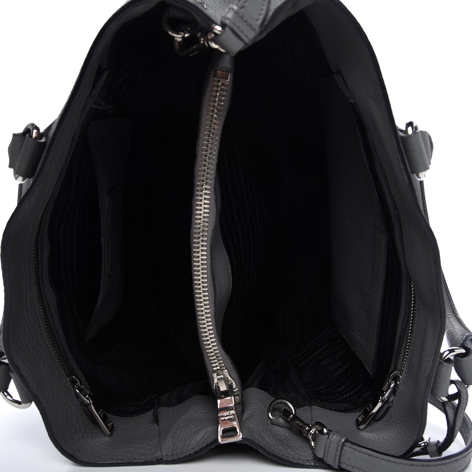 Prada Vitello Daino Tote Marmo 5 of 11