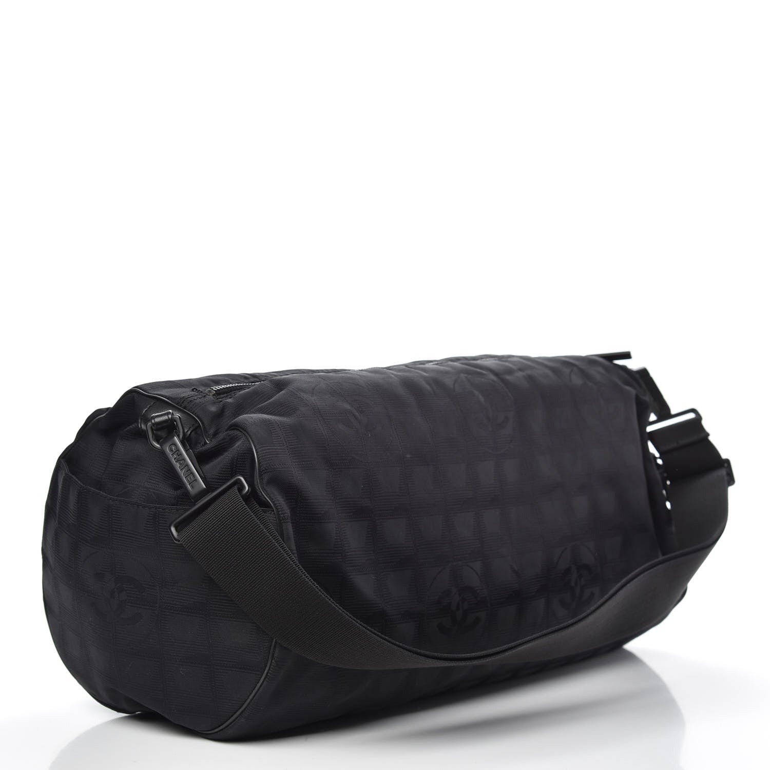 Chanel Nylon Travel Duffle Black 2 of 10
