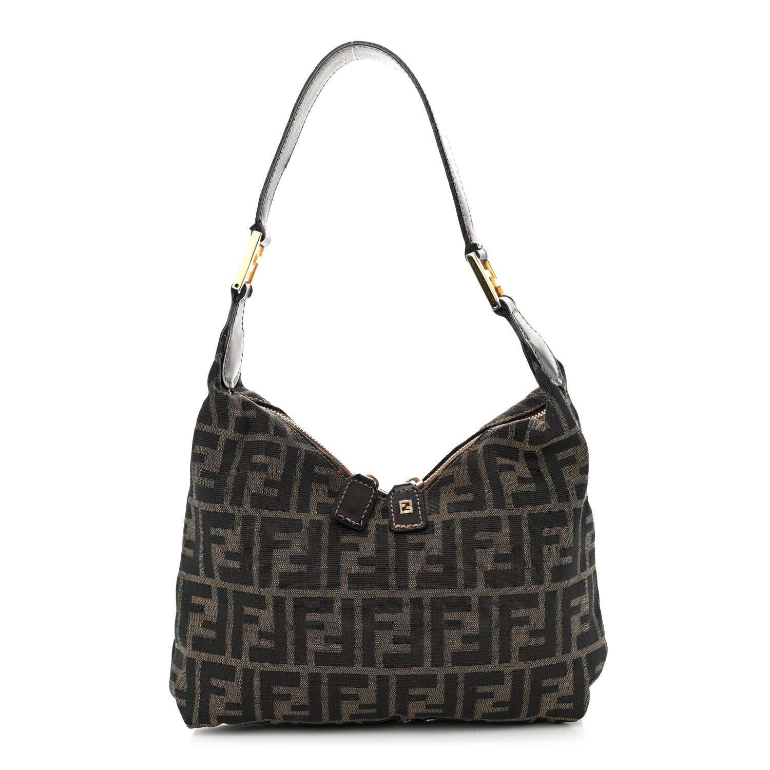 Fendi Zucca Shoulder Bag Tobacco 1 of 9