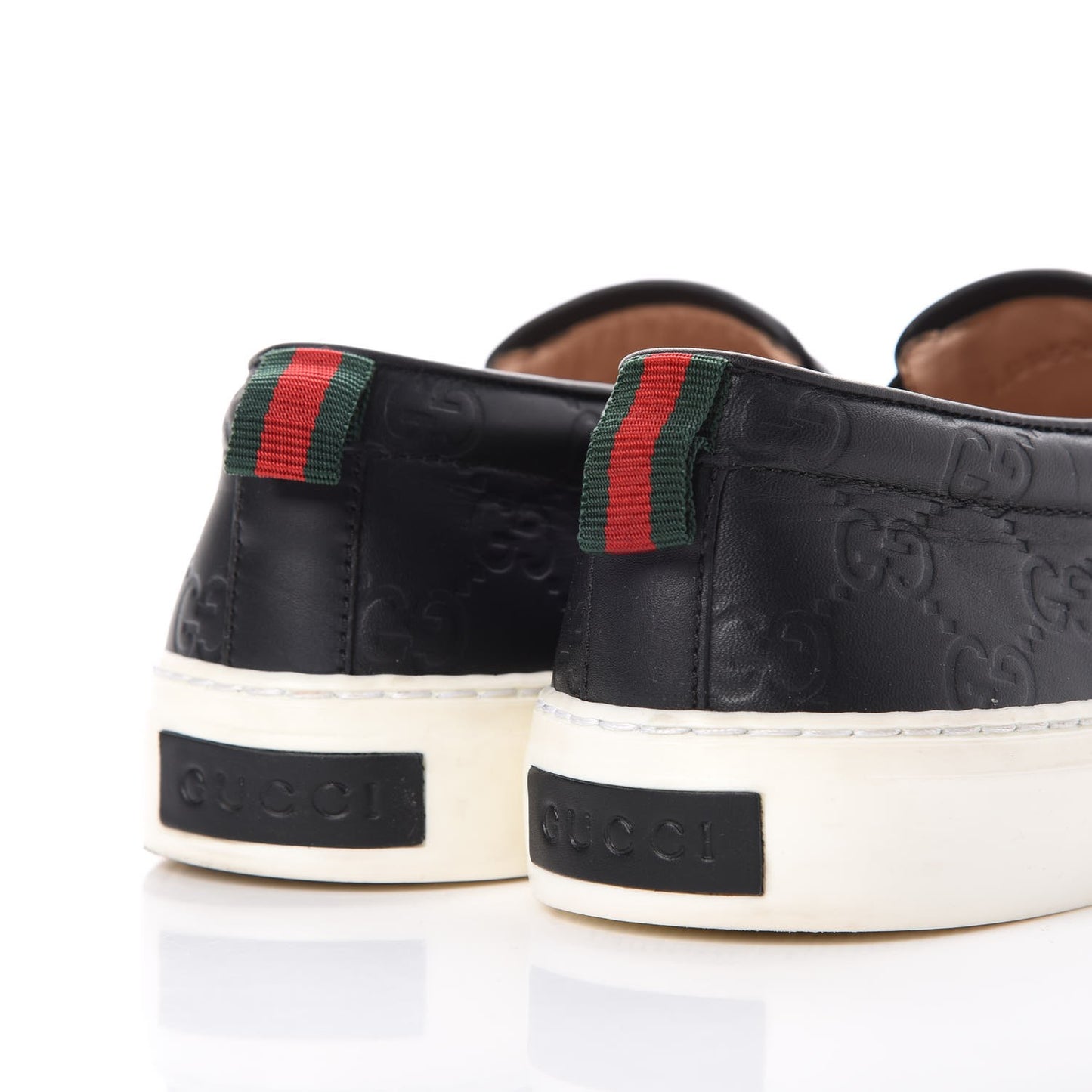 Guccissima Dublin Slip On Sneakers 38 Black