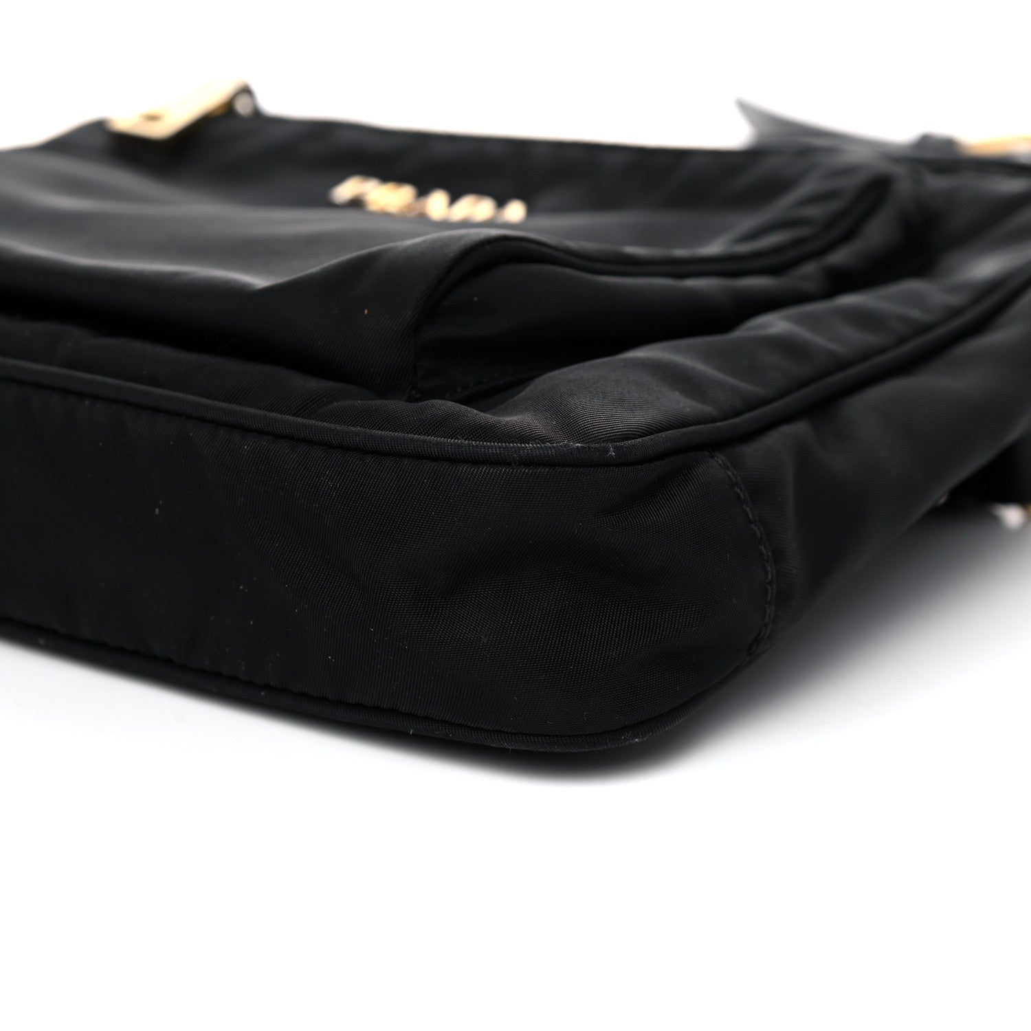 Prada Nylon Saffiano Crossbody Bag Black 9 of 17