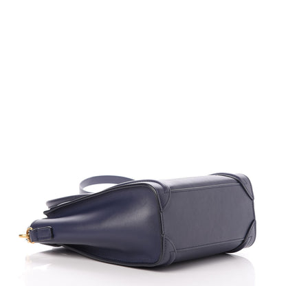 Celine Smooth Calfskin Nano Luggage Ink 4 of 7
