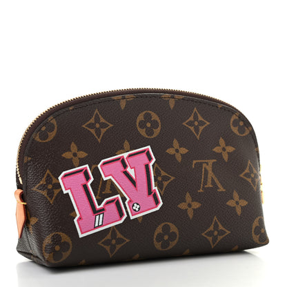 Louis Vuitton Monogram Patches Cosmetic Pouch PM 3 of 7