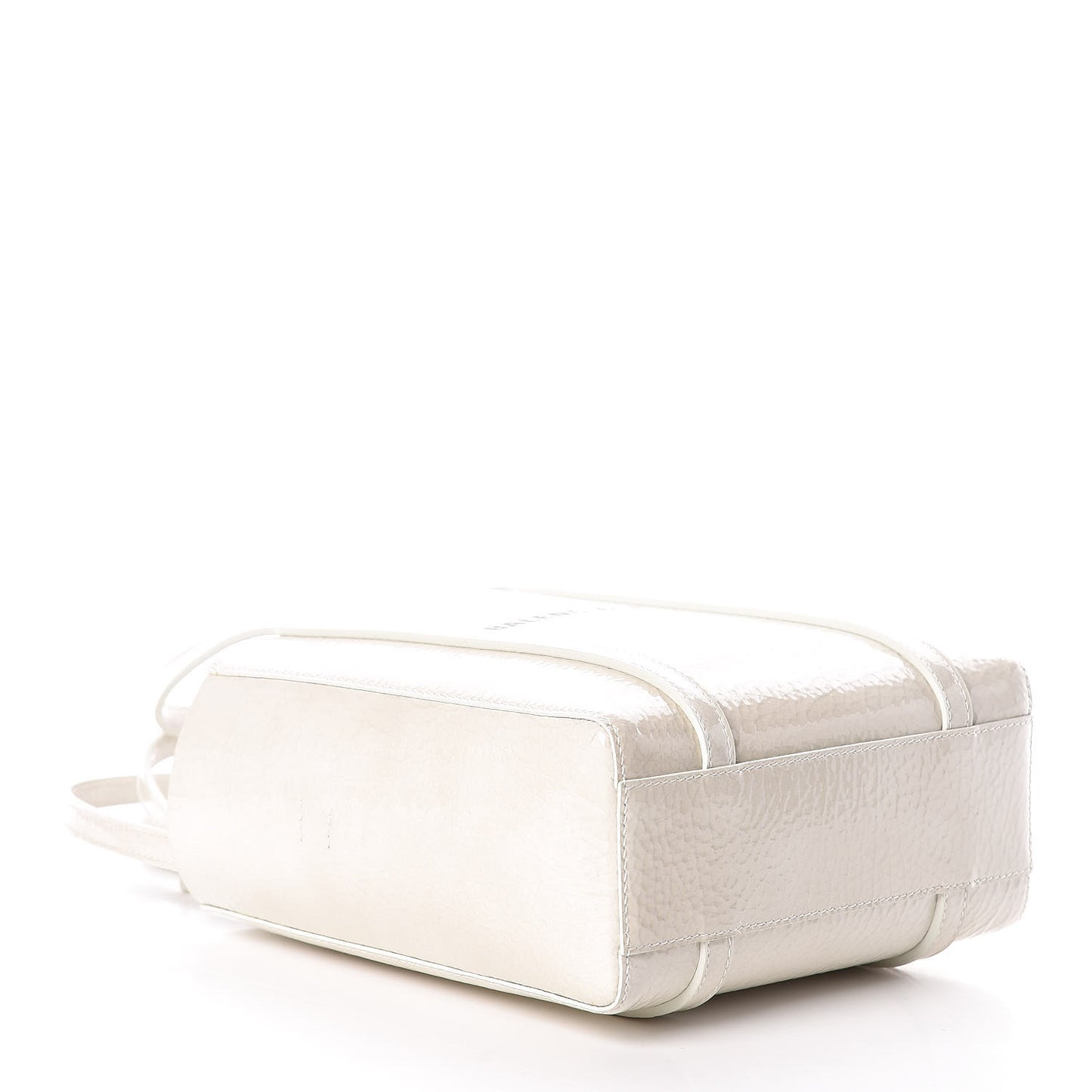 Textured Patent XXS Everyday Tote Oyster Gunmetal