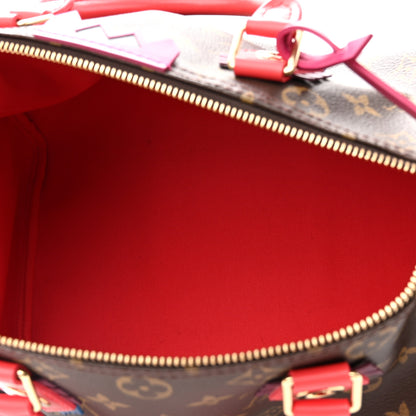 Louis Vuitton Monogram Totem Speedy 30 Flamingo 5 of 8