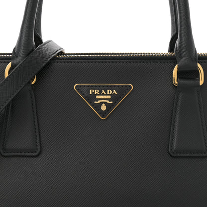 Prada Saffiano Lux Large Galleria Double Zip Tote Black 7 of 9