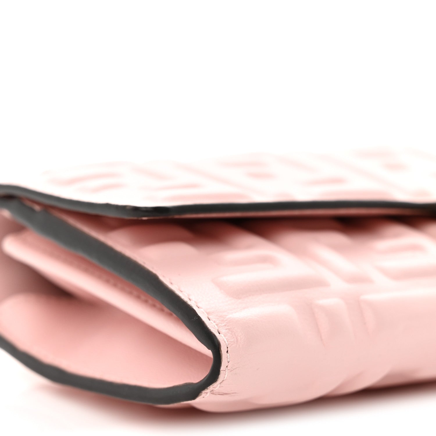 Fendi Nappa Matisse FF Embossed Continental Wallet Rosa Confetto 8 of 9