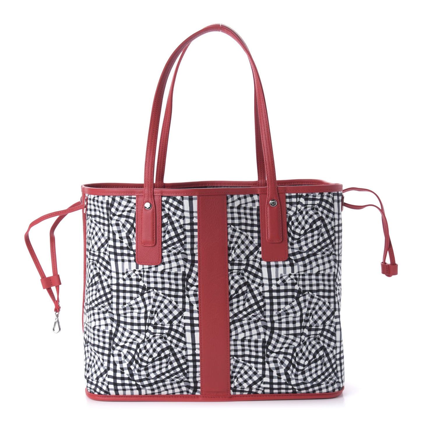 Visetos Medium Liz Reversible Shopper Tote Black Red