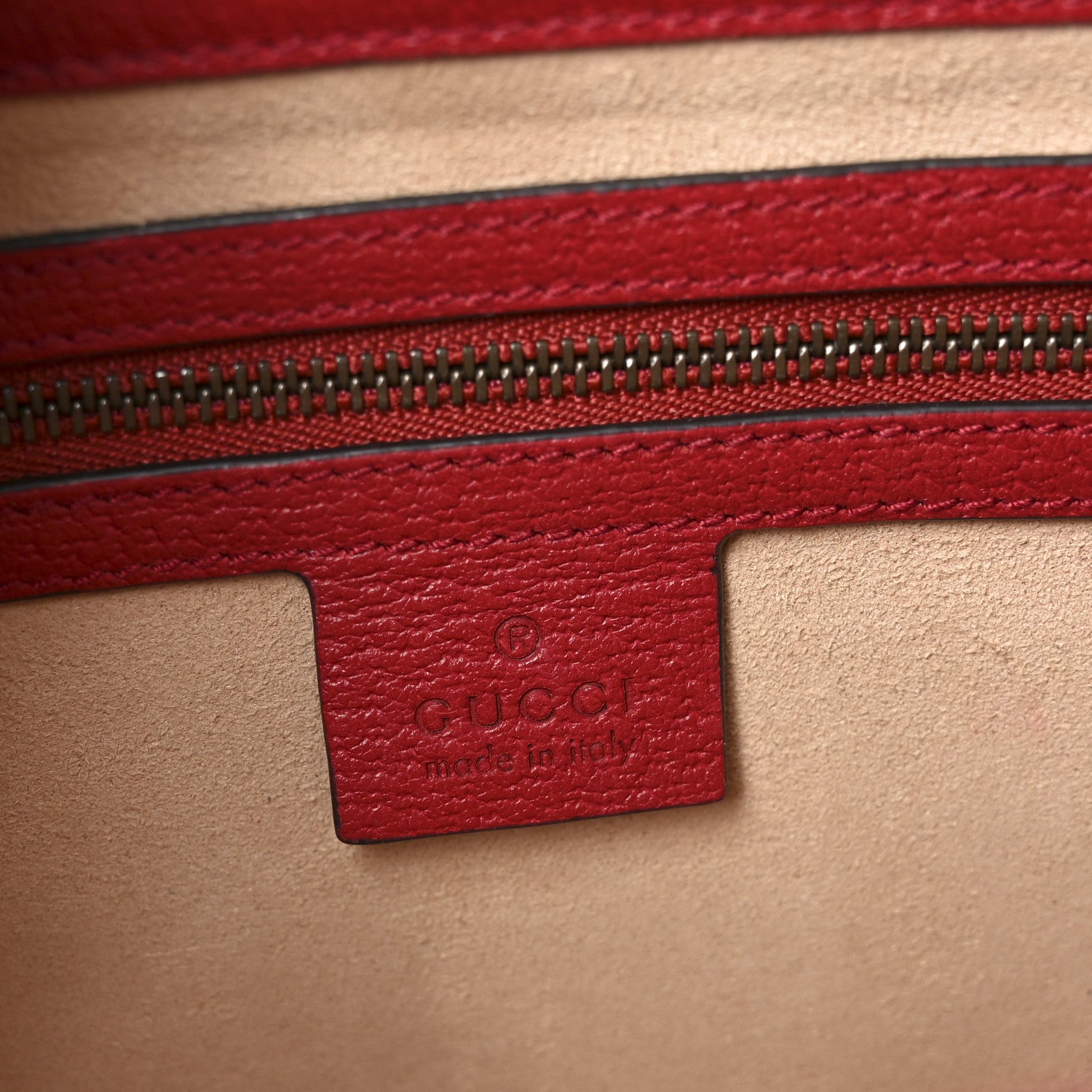 Gucci GG Supreme Monogram Small Queen Margaret Top Handle Bag Red 6 of 11