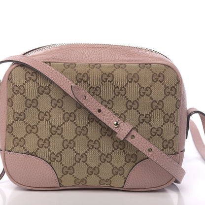 Gucci Monogram Mini Bree Messenger Bag Beige Soft Pink 11 of 11