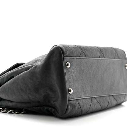 Chanel Calfskin Quilted Large Hamptons Flap Black 8 of 11