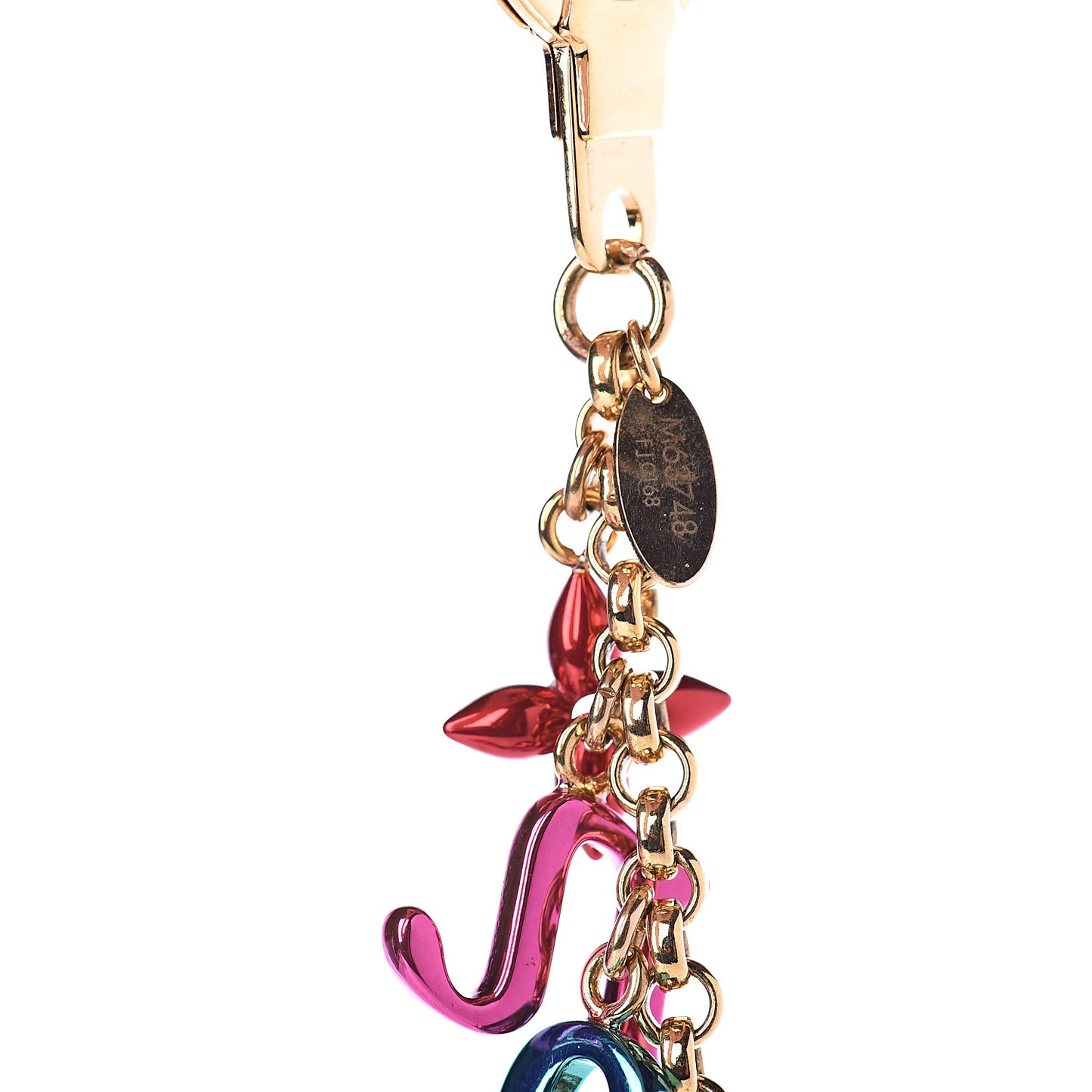 New Wave Key Chain Bag Charm Multicolor