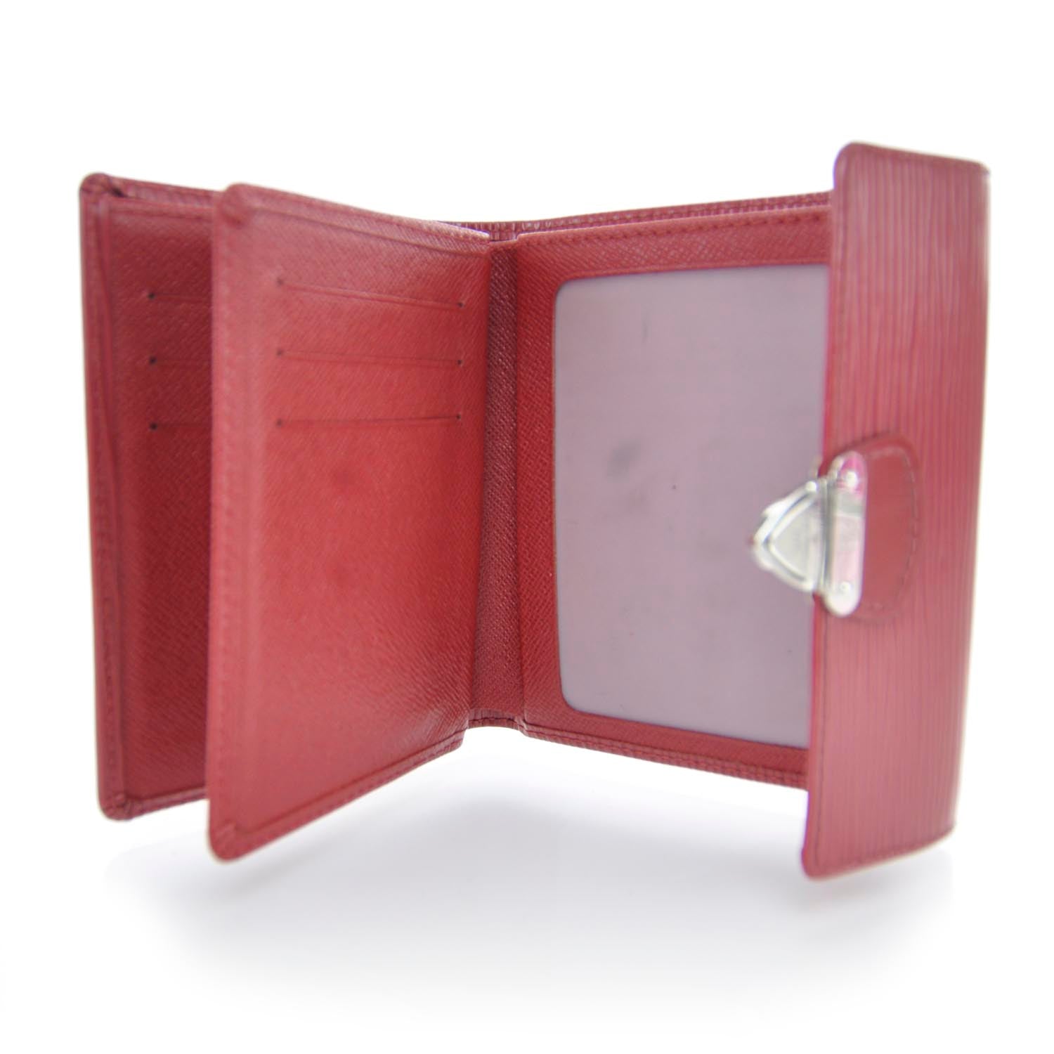 Louis Vuitton Epi Koala Wallet Red 9 of 11