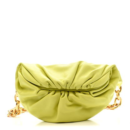 Bottega Veneta Nappa The Belt Chain Pouch Seagrass 1 of 9