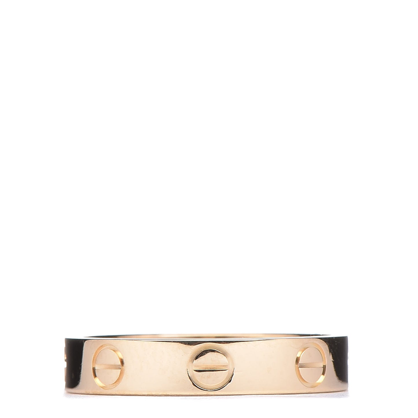 18K Yellow Gold 3.5mm LOVE Wedding Band Ring 51 5.75
