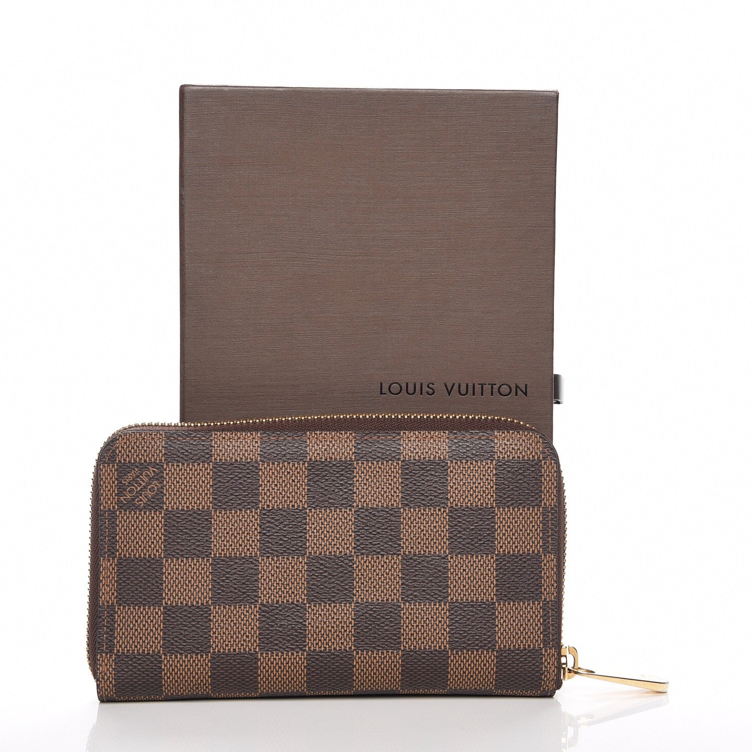 Louis Vuitton Damier Ebene Zippy Compact Wallet 9 of 9