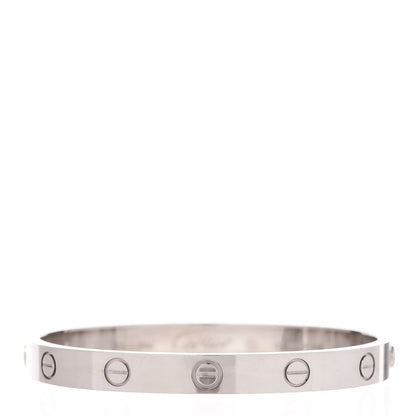 Cartier 18K White Gold LOVE Bracelet 16 1 of 6