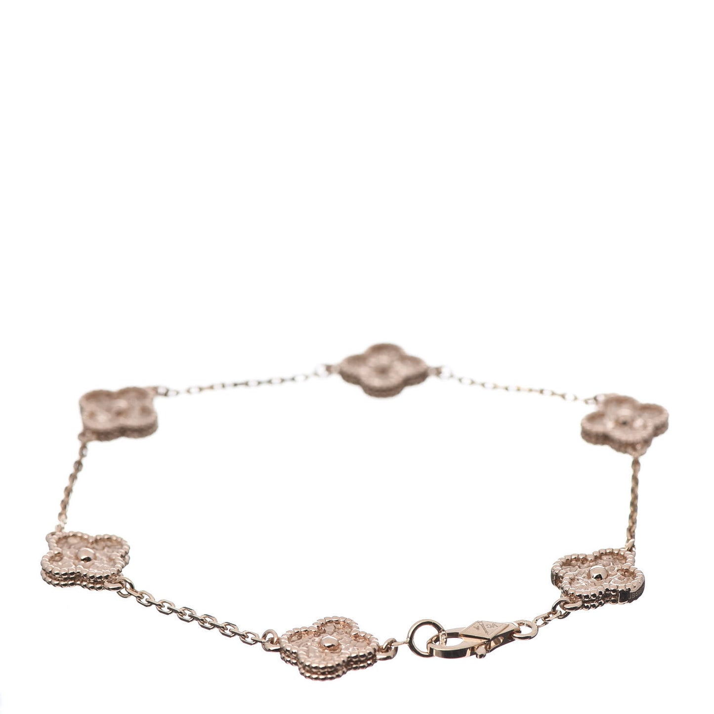 18K Rose Gold 6 Motifs Sweet Alhambra Bracelet