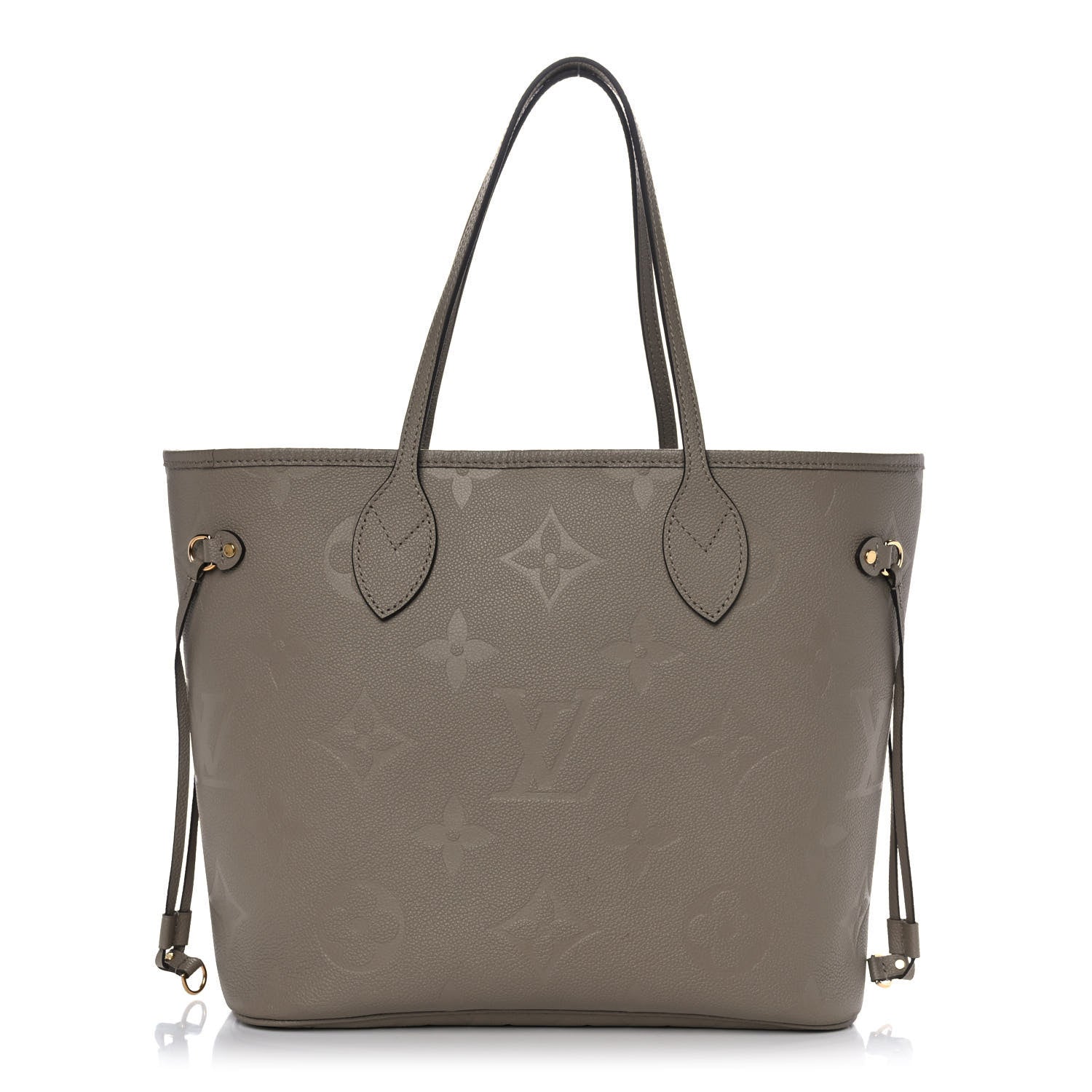 Louis Vuitton Empreinte Monogram Giant Neverfull MM Tourterelle 3 of 12