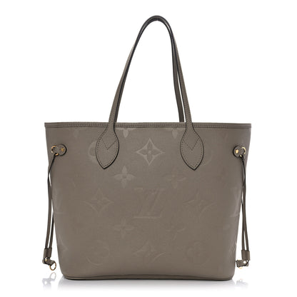 Louis Vuitton Empreinte Monogram Giant Neverfull MM Tourterelle 3 of 12