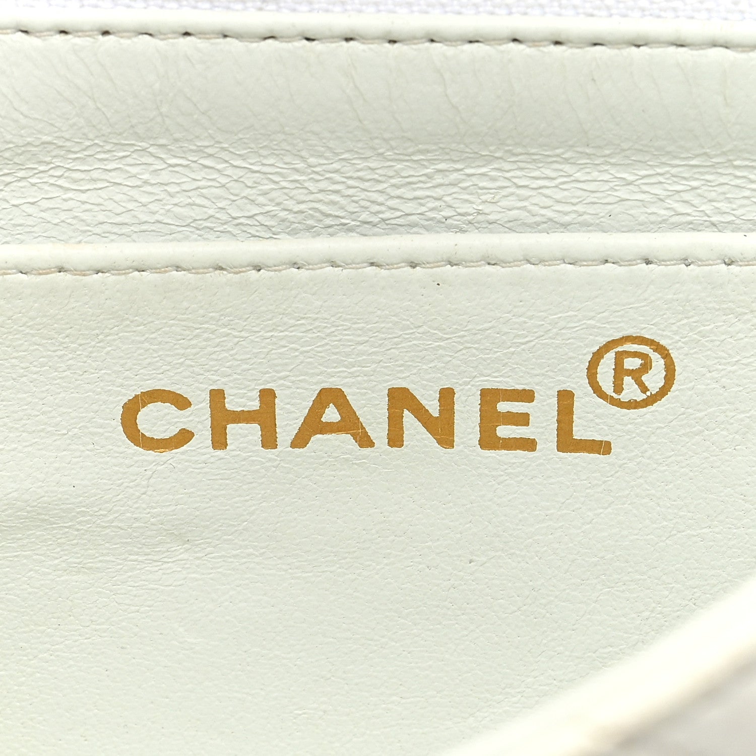 Chanel Lambskin Quilted Mini Square Flap White 6 of 16