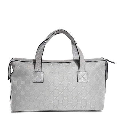 Gucci Monogram Small Boston Silver 1 of 7