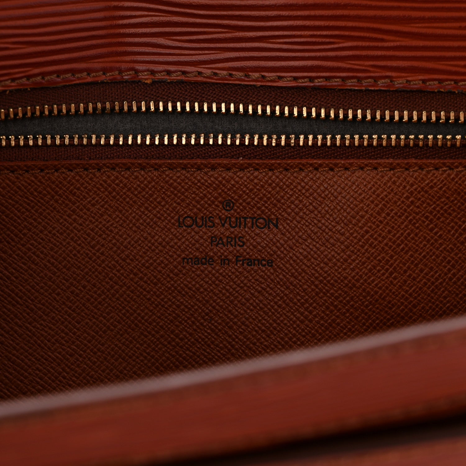 Louis Vuitton Epi Pochette Sellier Dragonne Kenyan Fawn 6 of 11