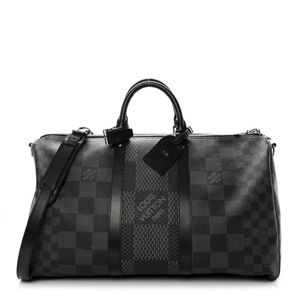 Louis Vuitton Damier Graphite 3D Keepall Bandouliere 50 1 of 18