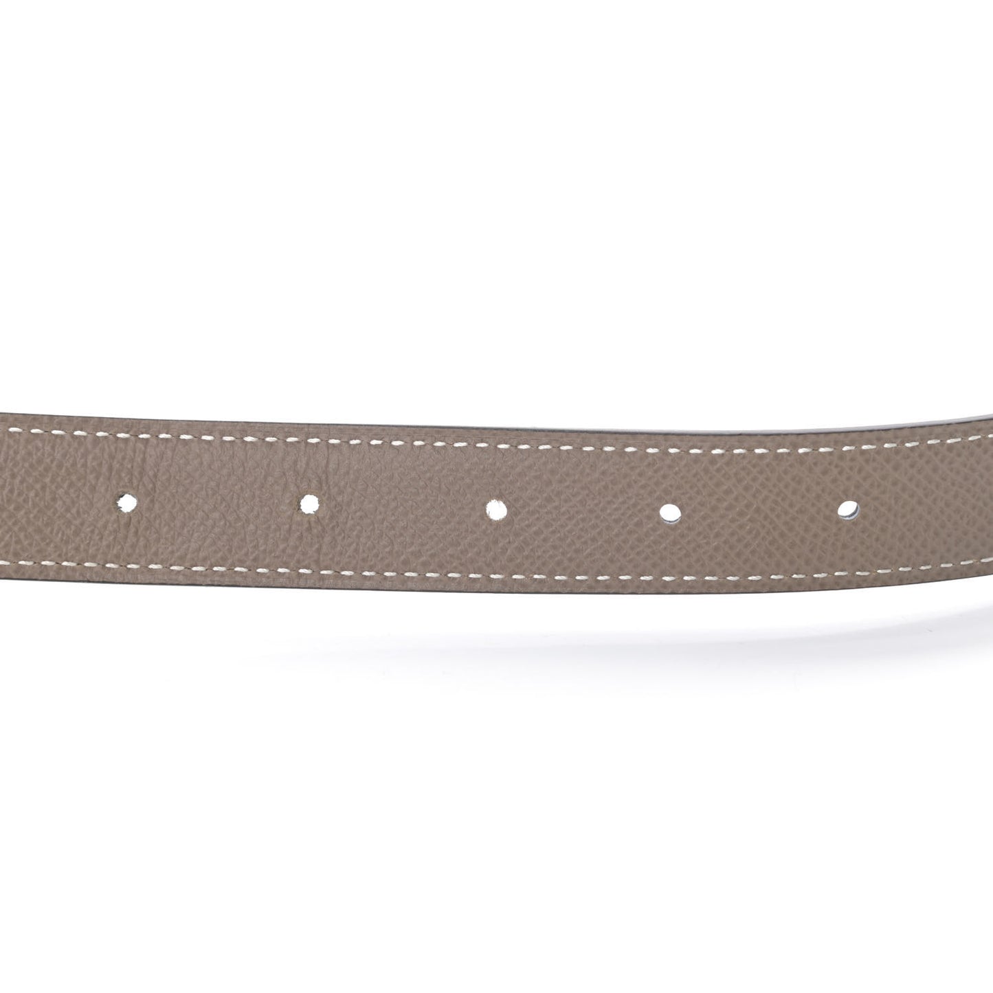 Swift Epsom 24mm Mini Constance H Belt 85 Black Etoupe