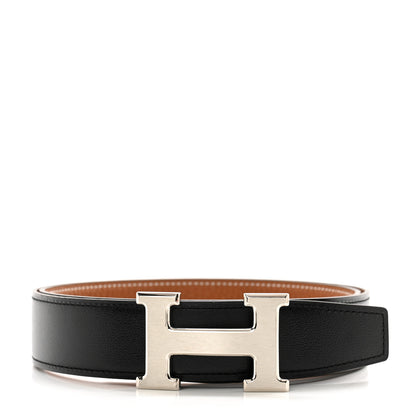 Hermes Box Togo 32mm H Belt 85 34 Black Gold 1 of 6