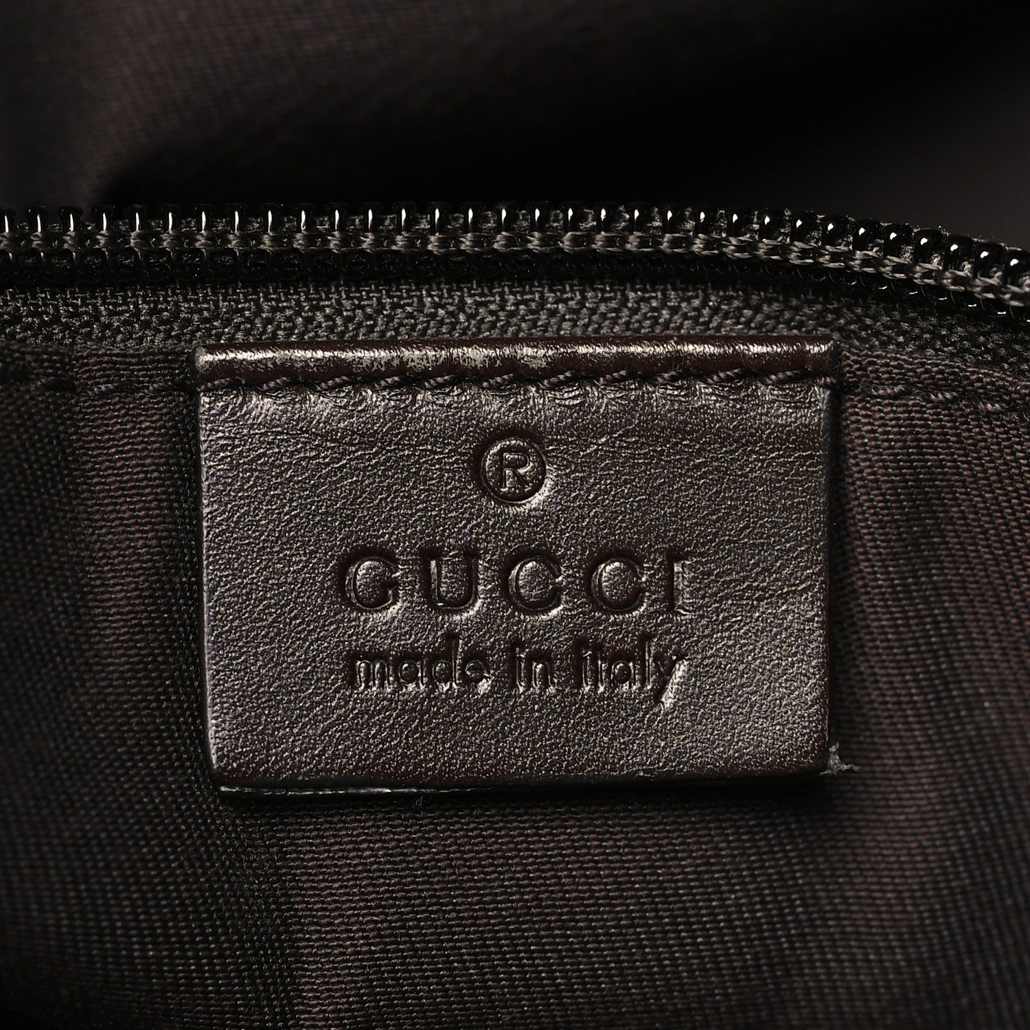 Gucci Monogram Calfskin Perforated Medium Flat Messenger Bag Dark Brown 6 of 10