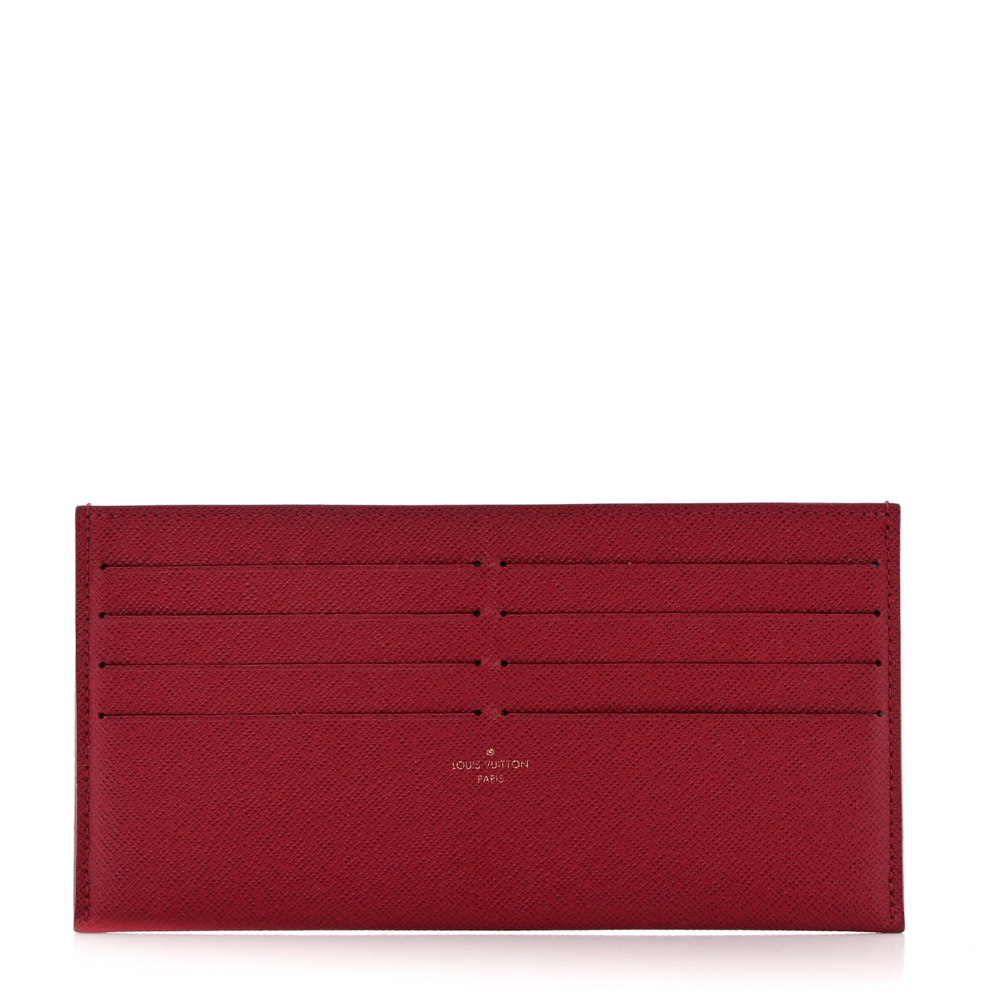 Calfskin Felicie Card Holder Insert Fuchsia