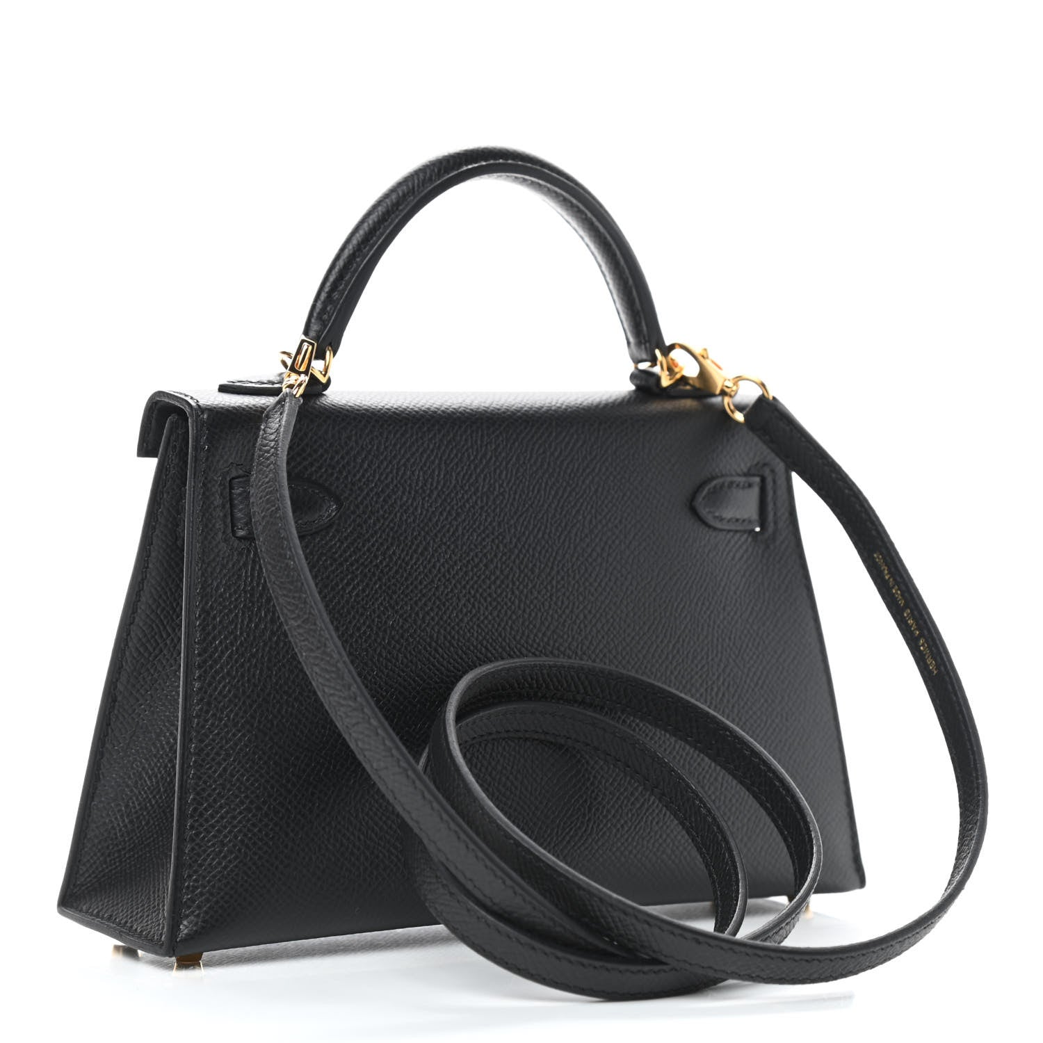 Hermes Epsom Mini Kelly Sellier 20 Black 3 of 10