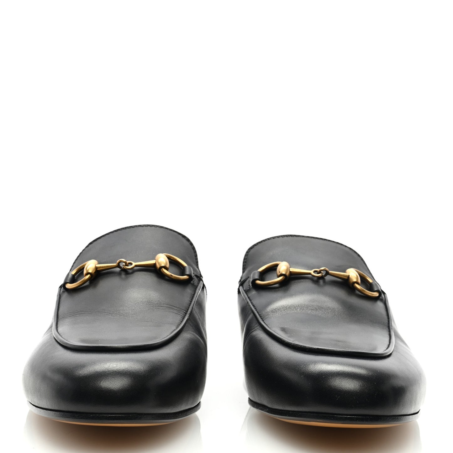 Calfskin Womens Princetown Slippers 36.5 Black