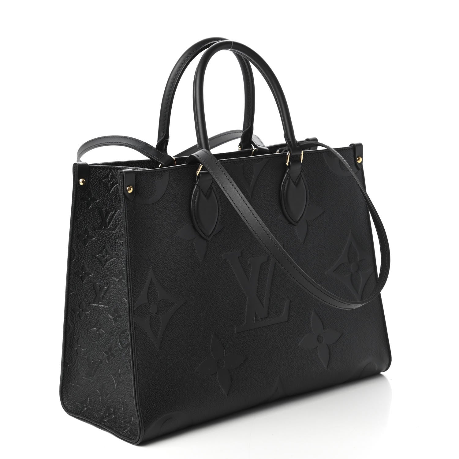 Louis Vuitton Empreinte Monogram Giant Onthego MM Black 3 of 9