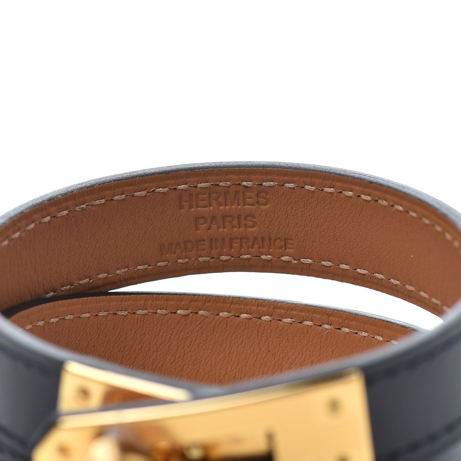 Hermes Box Kelly Double Tour Bracelet T2 Black 5 of 5