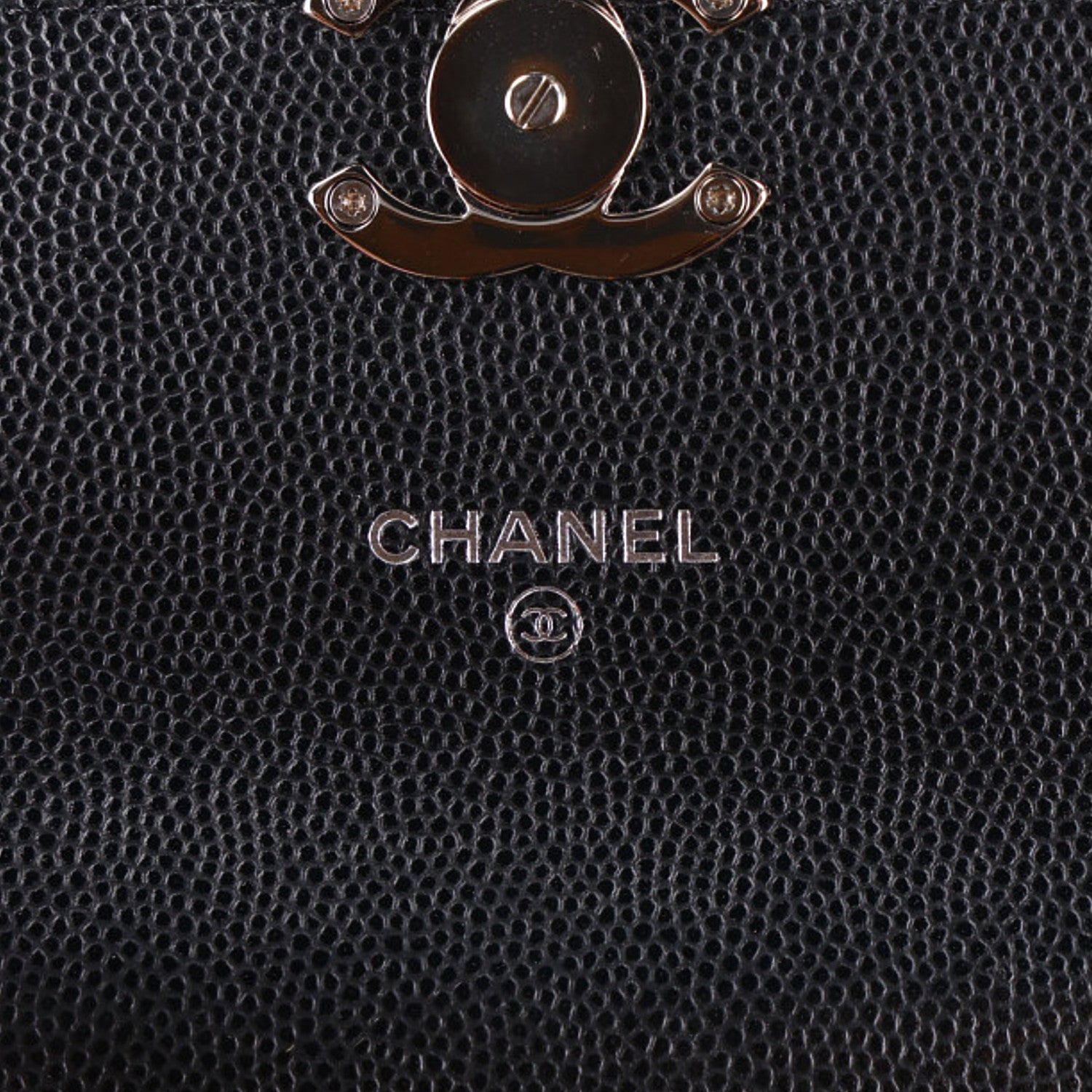 Chanel Caviar Quilted Pick Me Up Clutch With Chain Black 6 of 11
