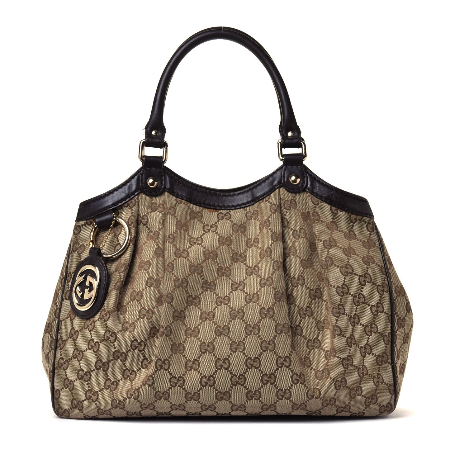 Monogram Medium Sukey Tote Dark Brown