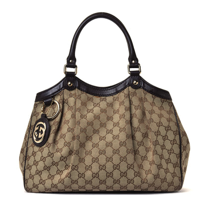 Gucci Monogram Medium Sukey Tote Dark Brown 1 of 6