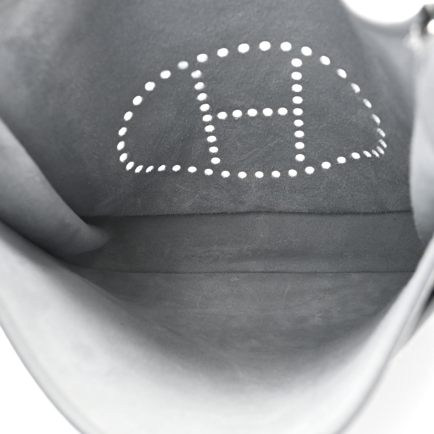 Hermes Taurillon Clemence Evelyne III GM Bleu Pale 5 of 11