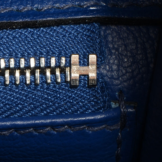 Epsom Birkin 35 Bleu Saphir