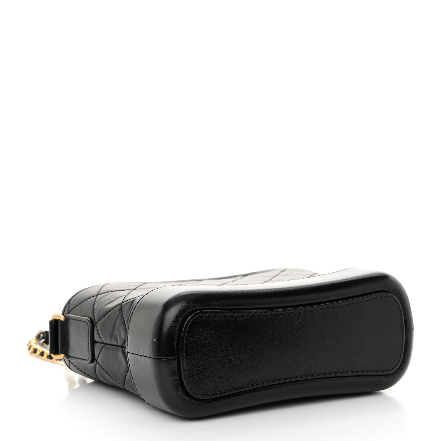 Chanel Aged Calfskin Quilted Small Gabrielle Hobo Black 4 of 13