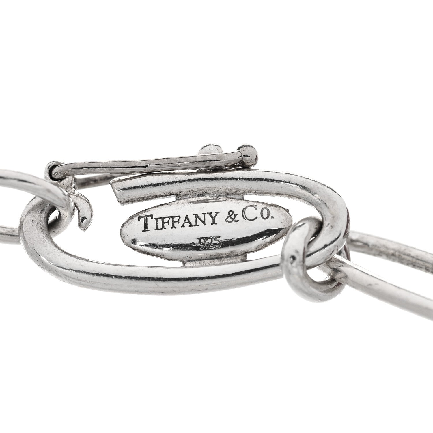 Tiffany Sterling SIlver Multi Gemstone Elsa Peretti Five Charm Bracelet 4 of 4