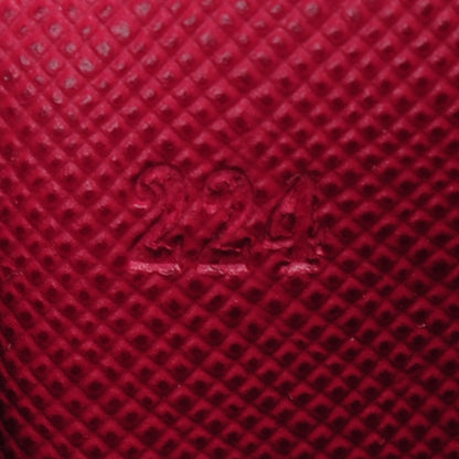 Prada Saffiano Metal Flap Card Holder Ibisco 10 of 11