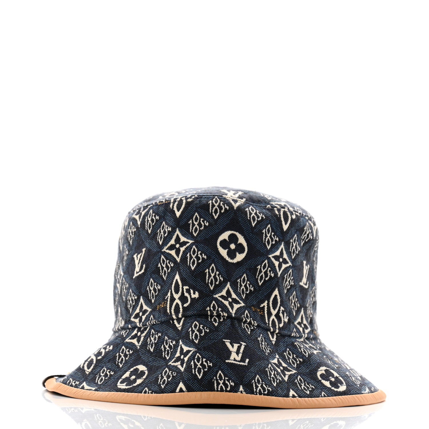 Louis Vuitton Jacquard Since 1854 Bucket Hat M Blue 3 of 8