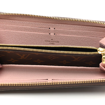 Louis Vuitton Monogram Clemence Wallet Rose Ballerine 5 of 8