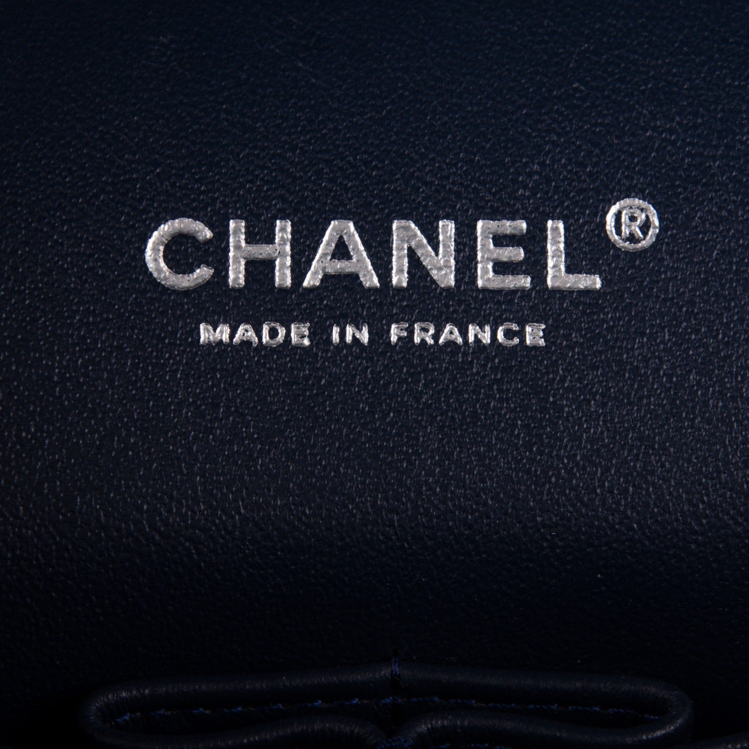 Chanel Patent Quilted Maxi Double Flap Navy Blue 8 of 9